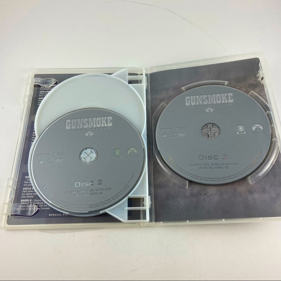 Gunsmoke DVD Second Season Volume 1 and Volume 2 1956-1957 6 Discs - Picture 8 of 8